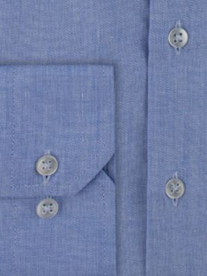 پیراهن مردانه آبی آستین بلند ال سی من 032