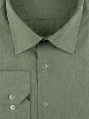 پیراهن مردانه سبز آستین بلند ال سی من 032