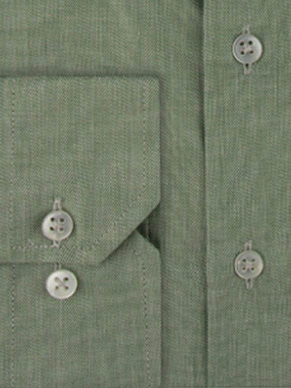 پیراهن مردانه سبز آستین بلند ال سی من 032