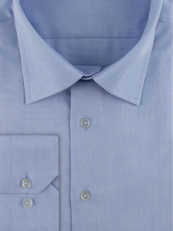 پیراهن مردانه آبی آستین بلند ال سی من 032