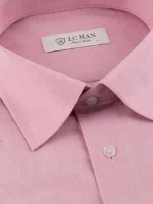 پیراهن مردانه صورتی آستین بلند ال سی من 032