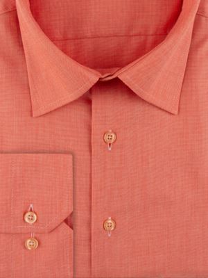 پیراهن مردانه نارنجی آستین بلند ال سی من 032