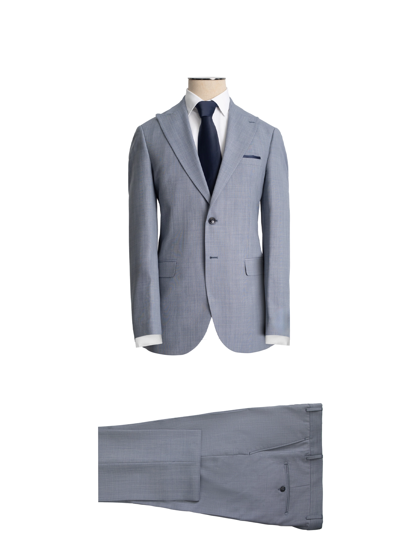 کت و شلوار آبی ال سی من 36