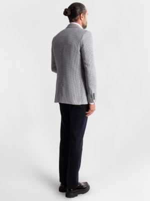 کت تک  مردانه چهارخانه ریز ال سی من 067