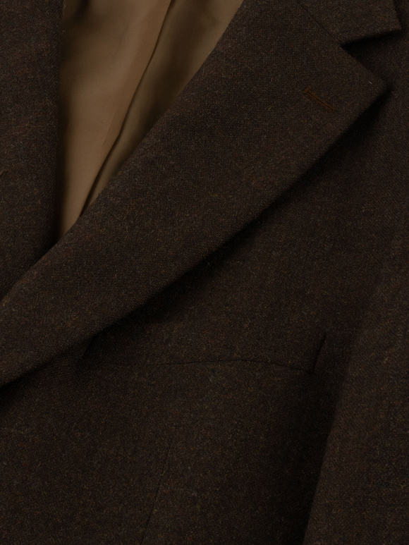 کت تک مردانه قهوه ای ال سی من 047