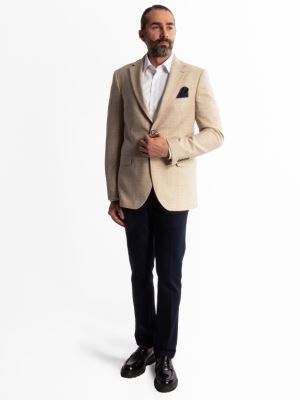 کت تک مردانه کرم ال سی من 047