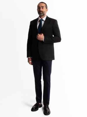 کت تک مردانه مشکی ال سی من  022