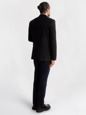 کت تک مردانه مشکی ال سی من  022