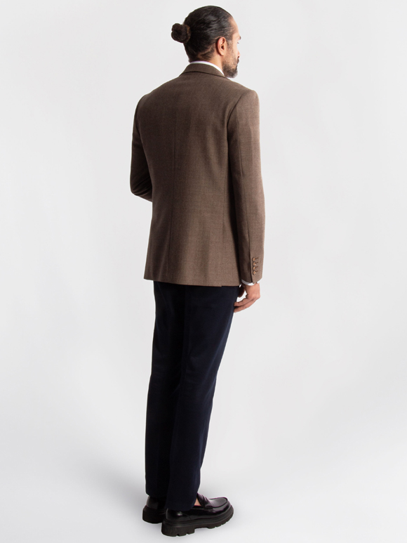 کت تک مردانه قهوه ای ال سی من  022
