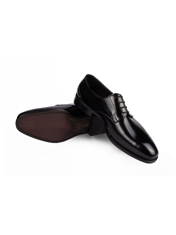 کفش مردانه چرم ورنی ساده 360