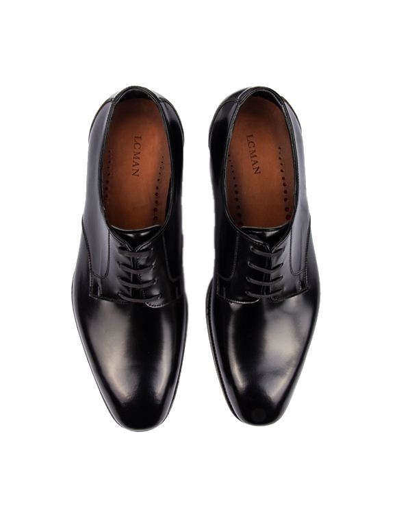 کفش مردانه چرم ورنی ساده 360