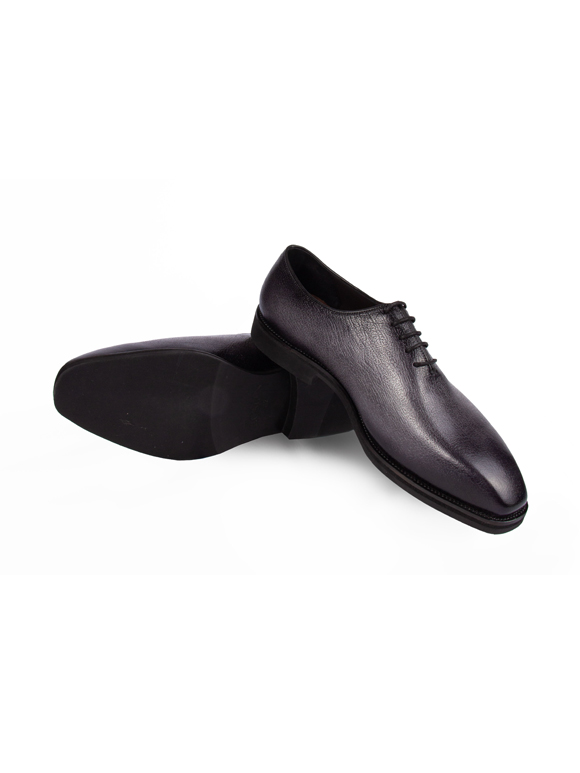 کفش چرم بندار ساده ال سی من