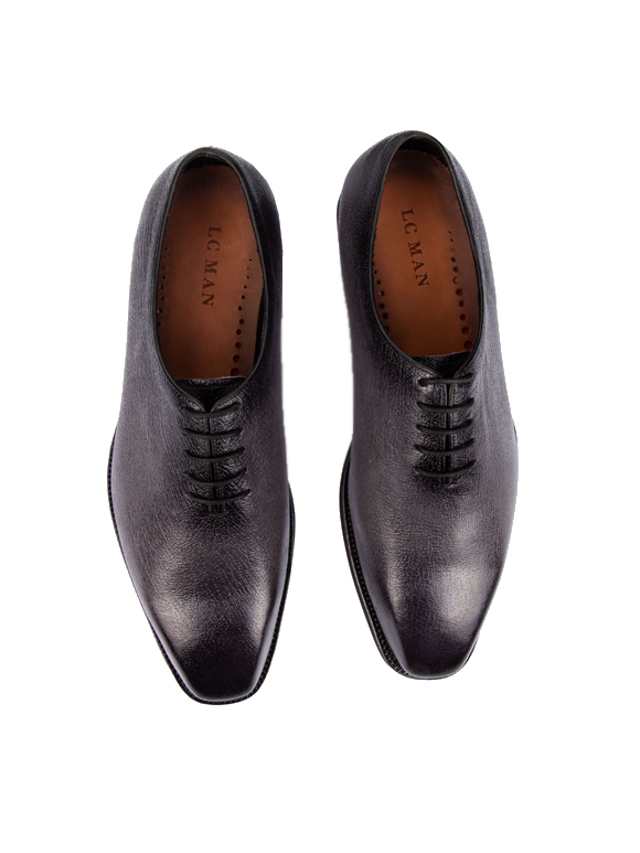 کفش چرم بندار ساده ال سی من