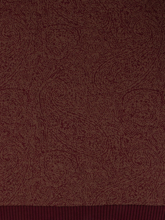 پلیور مردانه طرح دار نیم زیپ ال سی من 071