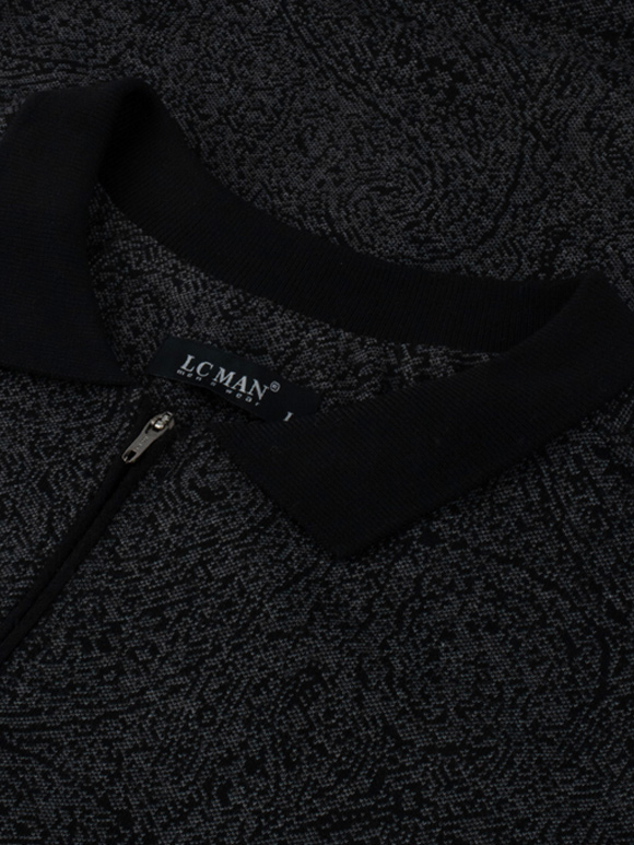 پلیور مردانه نیم زیپ ال سی من 071