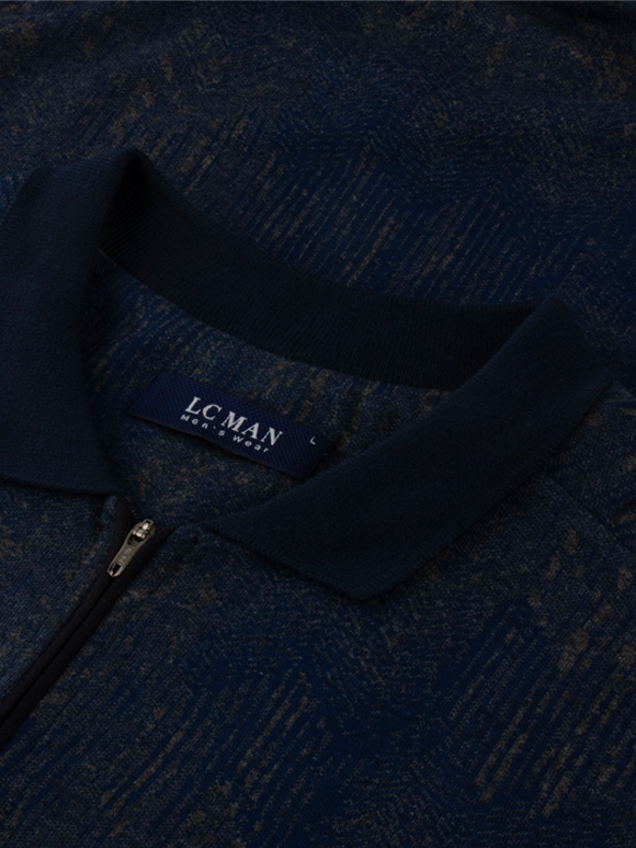 پلیور مردانه نیم زیپ ال سی من 071