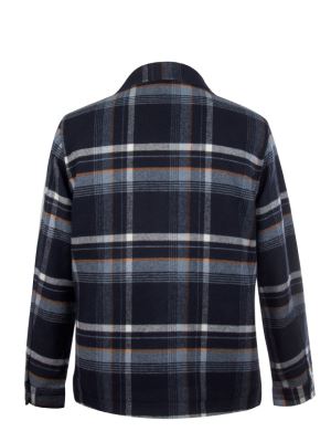 شکت مردانه تمام زیپ سرمه ای ال سی من