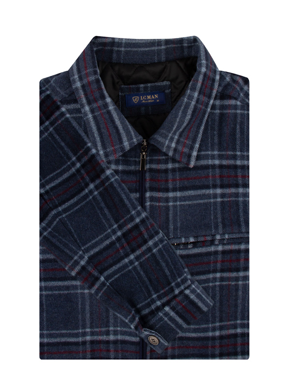 شکت تمام زیپ آبی ال سی من 