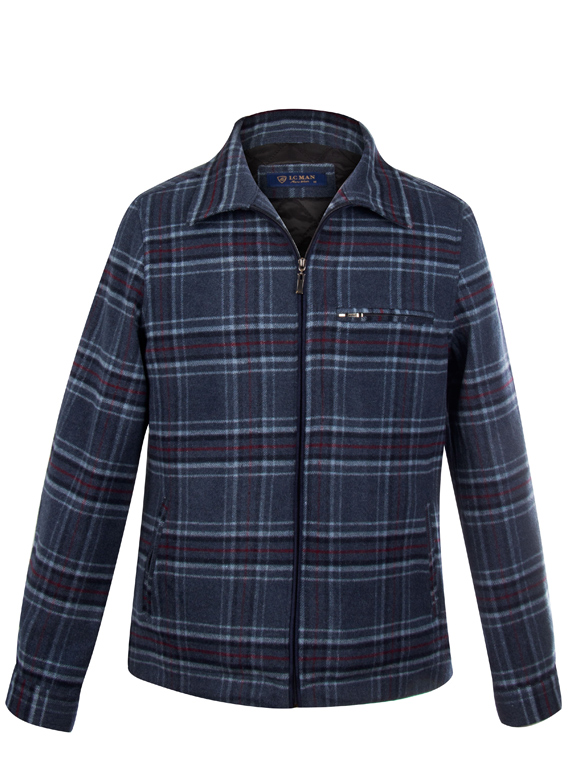 شکت تمام زیپ آبی ال سی من 