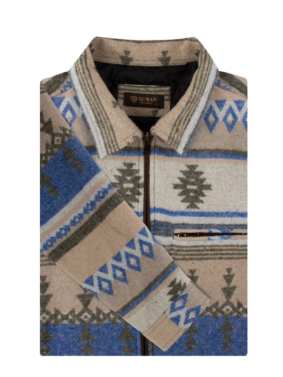 شکت تمام زیپ مردانه ال سی من 097