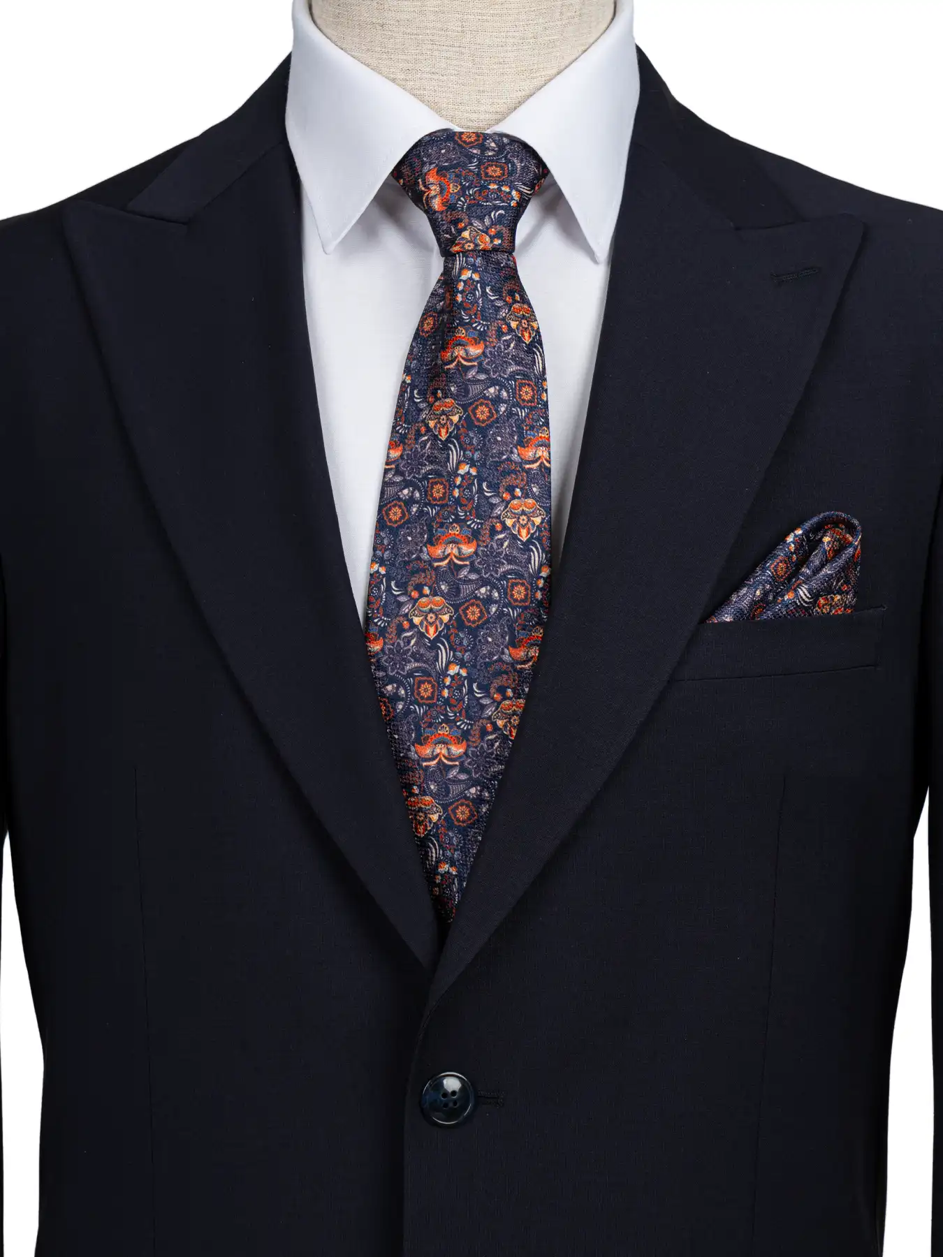 کت و شلوار سرمه ای  ساده مردانه ال سی من 2