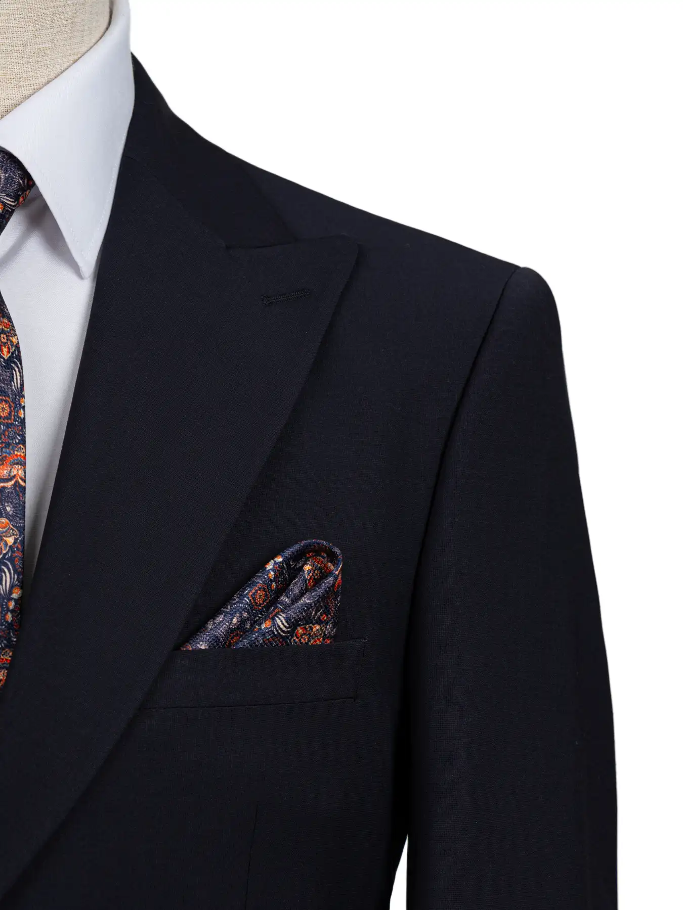 کت و شلوار سرمه ای  ساده مردانه ال سی من 2