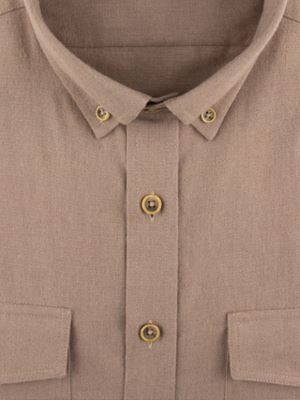 پیراهن مردانه آستین بلند کرم ال سی من 044