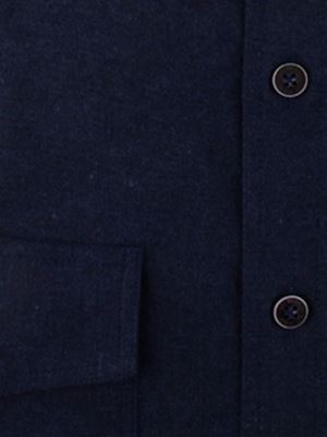 پیراهن مردانه سرمه ای آستین بلند ال سی من 044