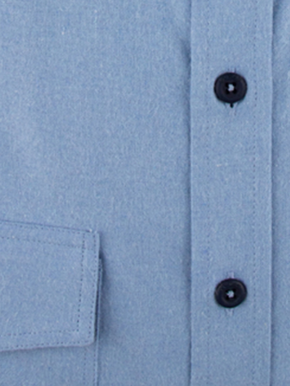 پیراهن مردانه آستین بلند آبی ال سی من 044