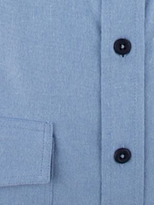 پیراهن مردانه آستین بلند آبی ال سی من 044