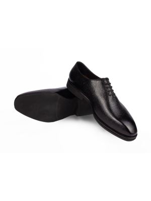 کفش مردانه چرم بند دارزیره پلاستیک  150