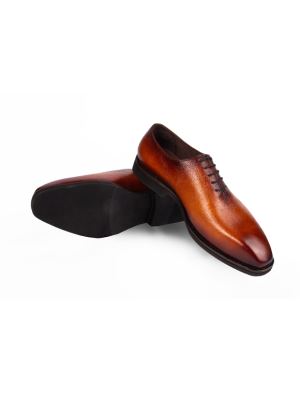 کفش مردانه چرم بند دارزیره پلاستیک  150