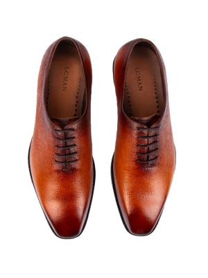 کفش مردانه چرم بند دارزیره پلاستیک  150