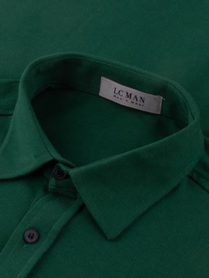 پیراهن مردانه سبز تریکو آستین بلند 050