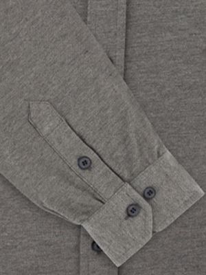 پیراهن مردانه تریکو طوسی آستین بلند 1