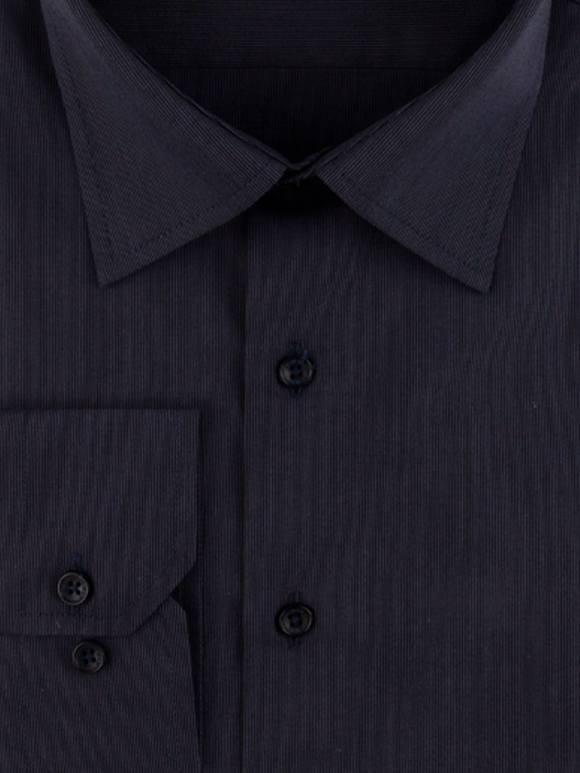 پیراهن مردانه آستین بلند سرمه ای ال سی من 056