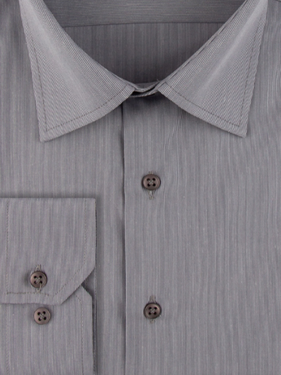 پیراهن مردانه طوسی آستین بلند ال سی من 056