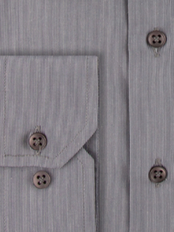 پیراهن مردانه طوسی آستین بلند ال سی من 056