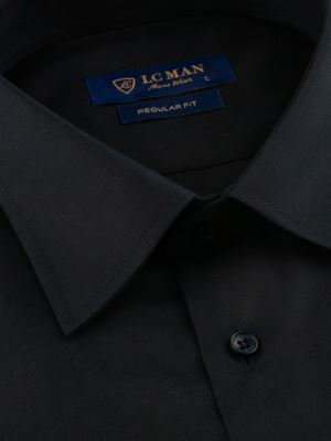 پیراهن مردانه سرمه ای آستین بلند ال سی من 056