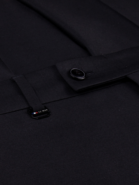 شلوار پارچه ای فاستونی مشکی ال سی من 39