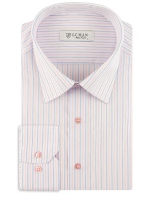 پیراهن مردانه راه راه آستین بلند ال سی من 060