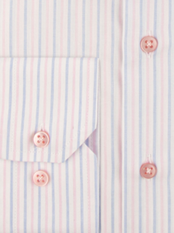 پیراهن مردانه راه راه آستین بلند ال سی من 060