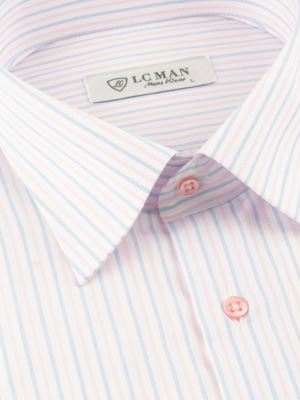 پیراهن مردانه راه راه آستین بلند ال سی من 060