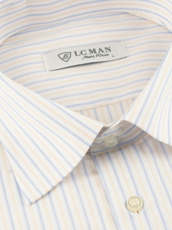 پیراهن  مردانه راه راه آستین بلند ال سی من 060