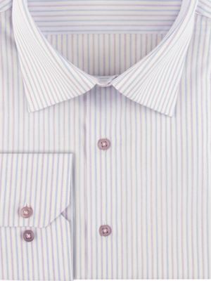 پیراهن مردانه راه راه آستین بلند ال سی من 060