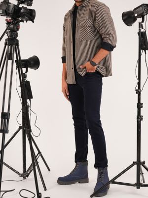 شکت مردانه خط دار روما