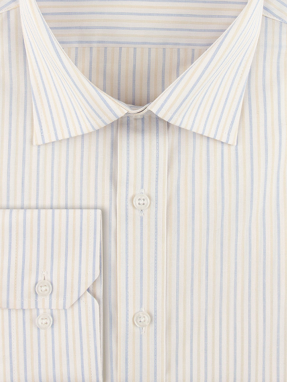 پیراهن مردانه راه راه آستین بلند ال سی من 061