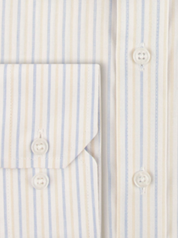 پیراهن مردانه راه راه آستین بلند ال سی من 061