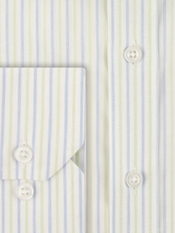 پیراهن مردانه راه راه آستین بلند ال سی من 061