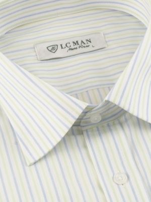 پیراهن مردانه راه راه آستین بلند ال سی من 061